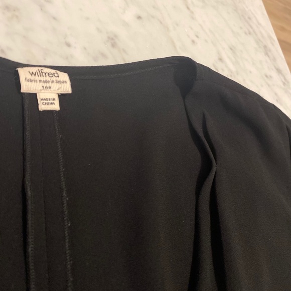 Wilfred Black Gathered Dress - Picture 2 of 6